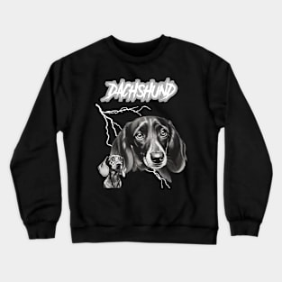 Cocker Spaniel Heavy Metal Dog Lover Crewneck Sweatshirt